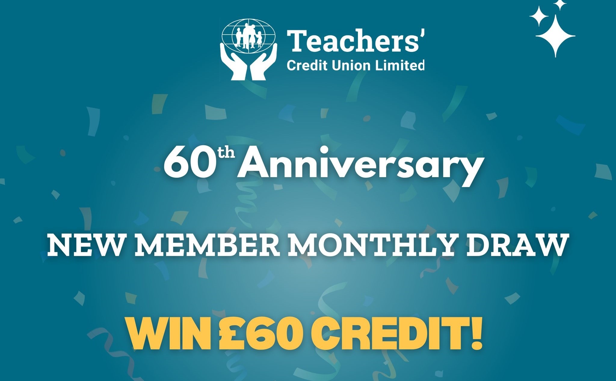 Terms and Conditions - 60th Anniversary New Members Monthly Draw