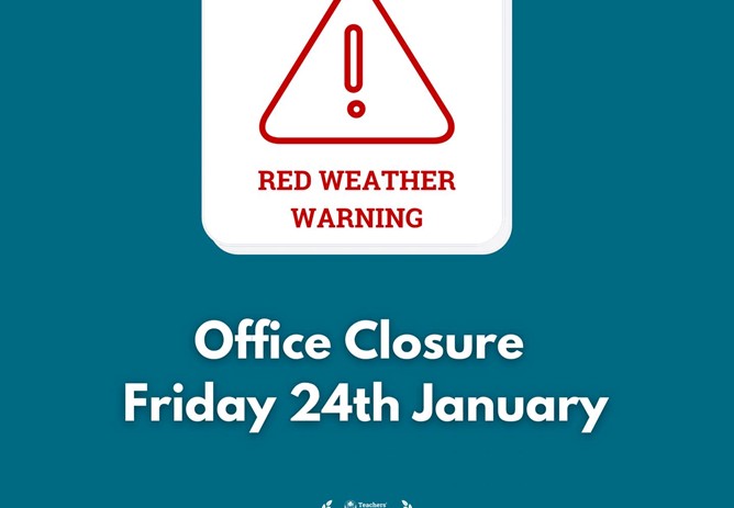 Exceptional Closure - Friday 24th January 2025